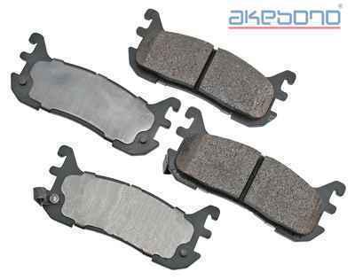 Akebono act636 brake pad or shoe, rear-proact ultra premium ceramic pads