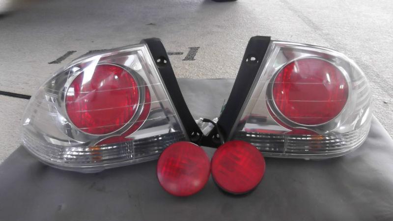 Jdm toyota altezza rs200 lexus is300 tail lights with trunk lamps set