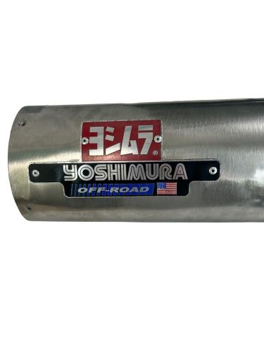 Yoshimura off road z400 kfx400 atv 2003-2008 exhaust muffler slip on can