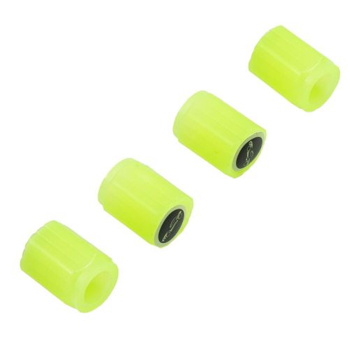 4pcs widely use car tire valve cap luminous fluorescent tire valve stem cap