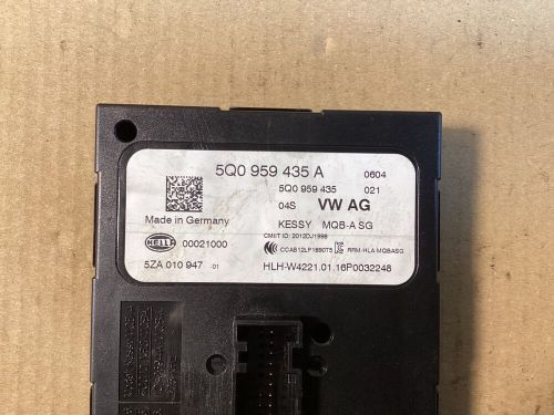 2015-2018 audi a3 sedan keyless entry computer control module unit hella  oem