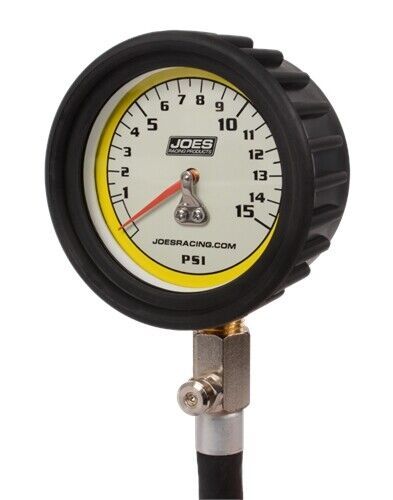 Joes racing products 32315 pro tire pressure gauge 0-15 psi