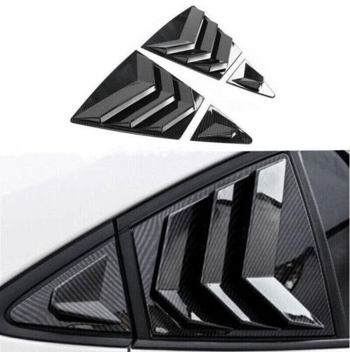 For 20-2023 toyot@a corolla carbon fiber abs side window louver scoop cover trim