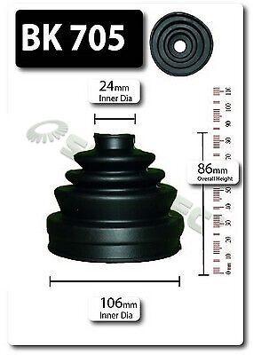 2x cv joint boots fits audi a6 c6, c7 front outer 2.0d 2.7d 3.0d 04 to 18 c.v.