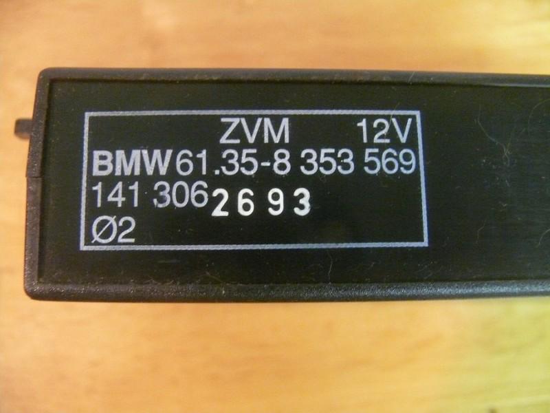 1991-99 bmw e34 & e36 61.35-8 353 569 zvm central locking module