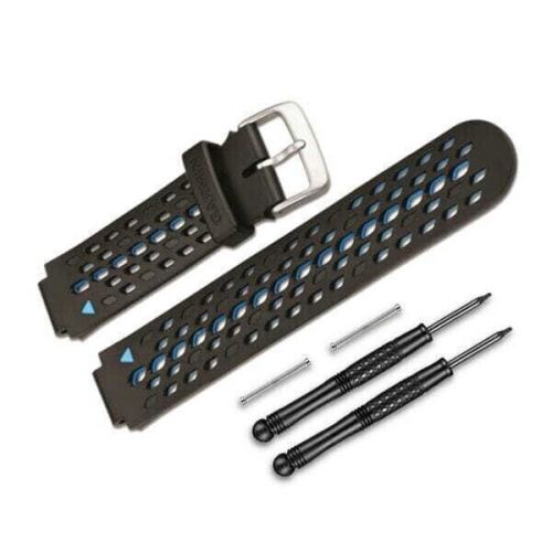 Garmin approach s5 s6 forerunner 220 620 black &amp; blue watch strap 010-11251-28