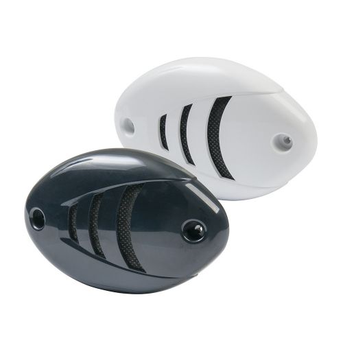 Marinco 12v drop-in low profile horn w/ black &amp; white grills-loudest marine horn