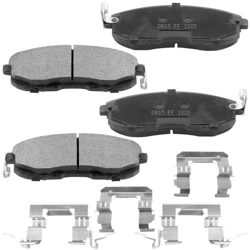 Front rear disc rotors and ceramic brake pads for 2007-2013 nissan altima nj s24