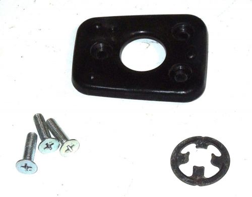 88 89 90 91 honda civic &amp; crx rear view mirror oem mounting hardware clip&amp;screws