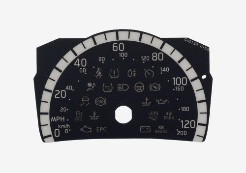 Lockwood khm to mph dial conversion kit for vw up! and skoda citygo (c1073a)