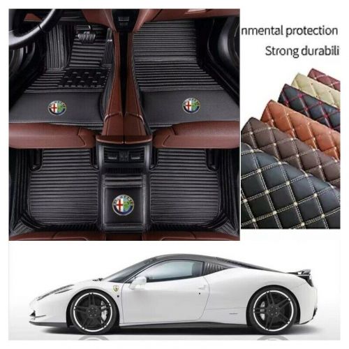 For alfa romeo car floor mats all models waterproof custom all-weather carpats