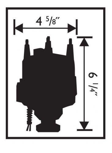 Msd 8473 ford 2.3l billet distributor