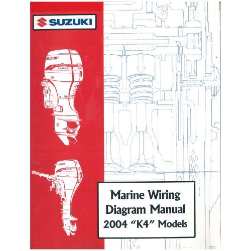 Suzuki outboard marine 2004 k4 wiring diagram manual 99954-54004