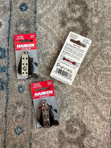 Single harken bullet block 082, sheave 1 1/8&#034;, max. line 5/16&#034; , load 2000 lbs