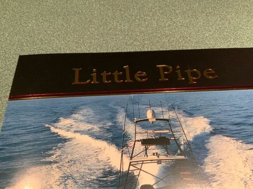 Roscioli donzi yachts r-58 express sportfish &#034;little pipe&#034; marketing brochure