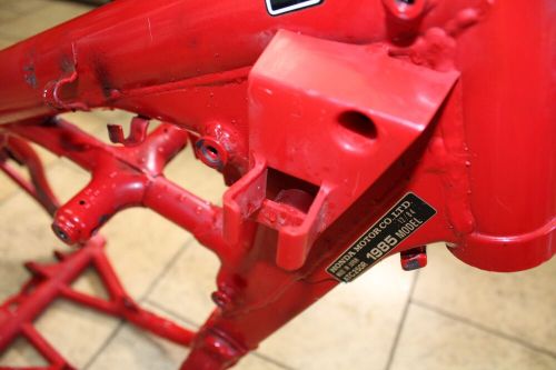 1985 honda atc250r frame with paperwork