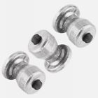 5x0.8cm/0.39&#039;&#039;x0.31&#039; silver metal tire stud screws anti-skid wheel lug ice nails