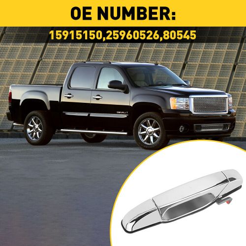 For 2007-2013 chevy gmc outside door handle passenger front right side rh chrome