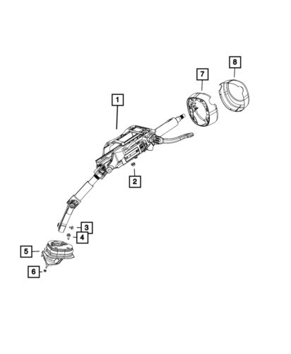 Genuine mopar hex head bolt 6509491aa