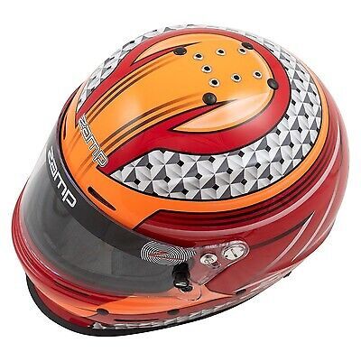 Zamp helmet rz-62 aramid mix l red/org sa2020 h764c35l