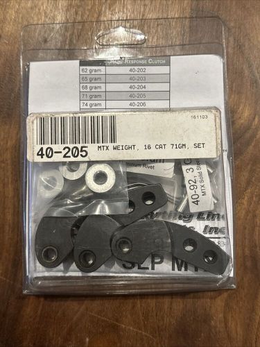 Spl mtx drive clutch weights 3/pk 40-205  71 gram set artic cat rr clutch