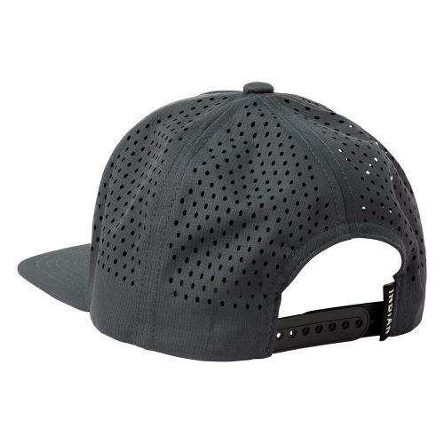 Indian motorcycle block print ripstop cap, gray