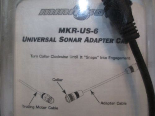 1852055 mkr-us-6 minnkota universal sonar adapter cable for lowrance eagle