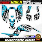 Yamaha raptor 660 kit graphics decals stickers atv wrap quad all year raptor660