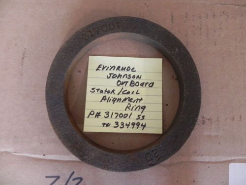 Evinrude johnson outboard stator/coil alignment ring tool p# 317001 ss to 334994