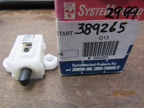 New oem omc johnson / evinrude neutral saftey switch 389265