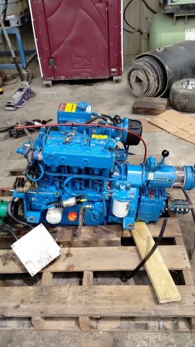 Sabb l3 186  , 39 hp marine diesel engine with 2.63 hbw50 hurth transmission