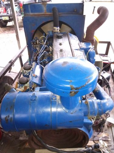 Perkins marine diesel engine blue in excellent condition