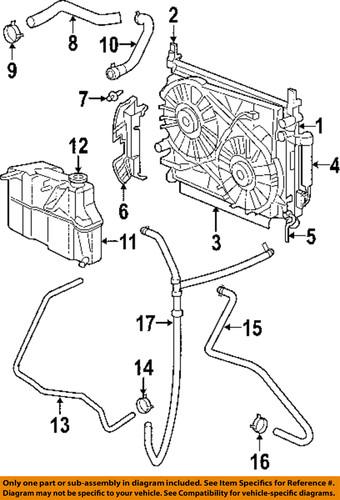 Mopar oem 4806236ah radiator-side seal