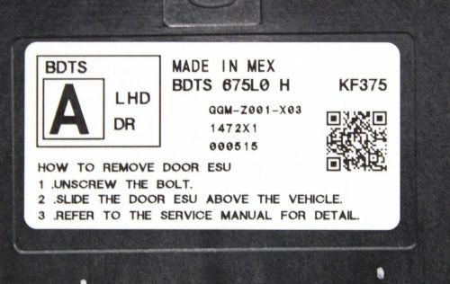 Mazda 3 front left side body computer control module bcm unit oem 2019 - 2024