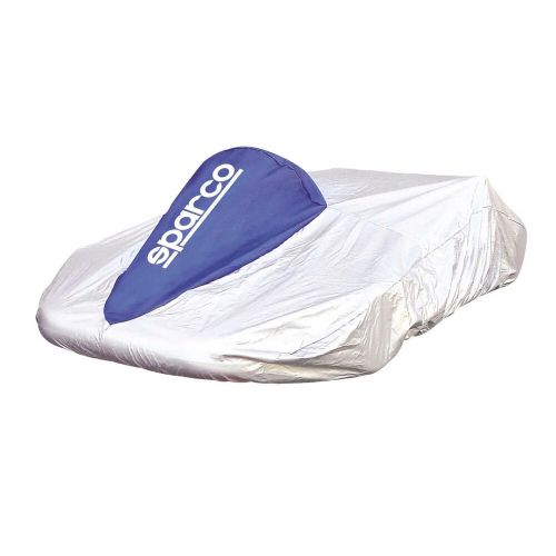 Sparco kart cover universal durable fabric blue