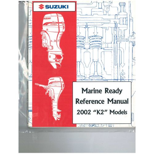 Suzuki outboard marine reference manual 99954-32003