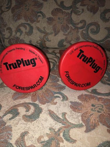 Forespar  truplug 9 x 5 red foam emergency marine plug, set of 2