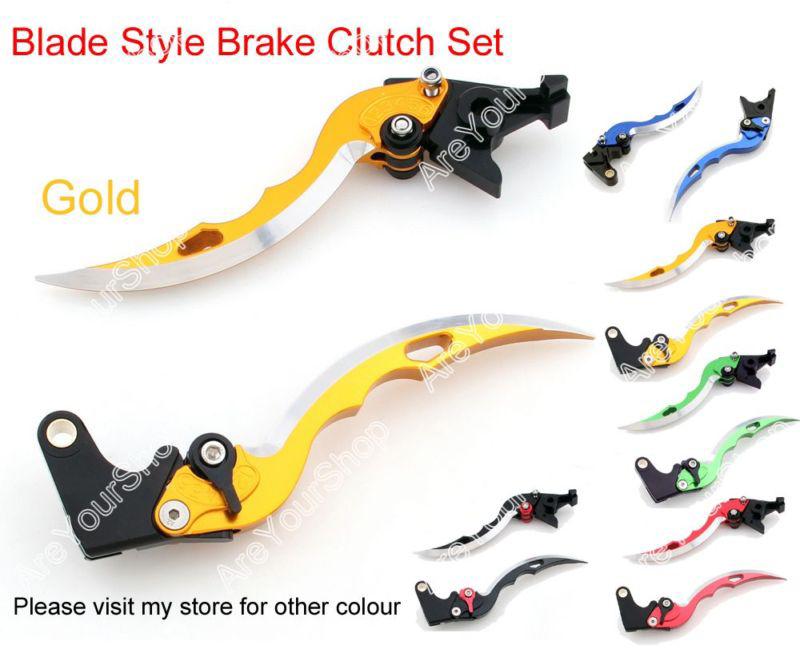 Racing blade brake clutch levers triumph speed rocket gold