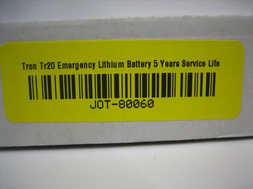 Jotron tron 80600 for tr20 gmdss vhf - emergency primary lithium battery 11/2026