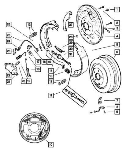 Genuine mopar brake sensor bracket left 5135219aa