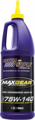 Royal purple? max gear? synthetic sae 75w-140 high performance gear oil, 1 quart