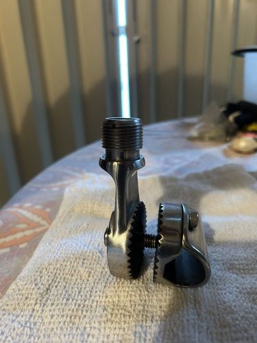 Boat antenna rail mount