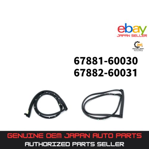 Toyota genuine land cruiser 70 76 77 back door weatherstrip right &amp; left set oem