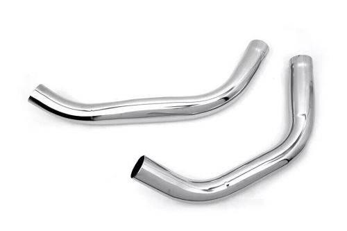 Replica exhaust header set chrome fits harley davidson 30-0193