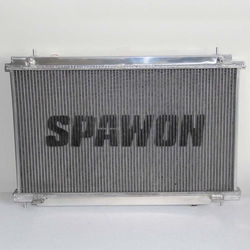 Spawon radiator fit nissan 350z grand 3498cc v6 2007-2009 full aluminum 13038 mt