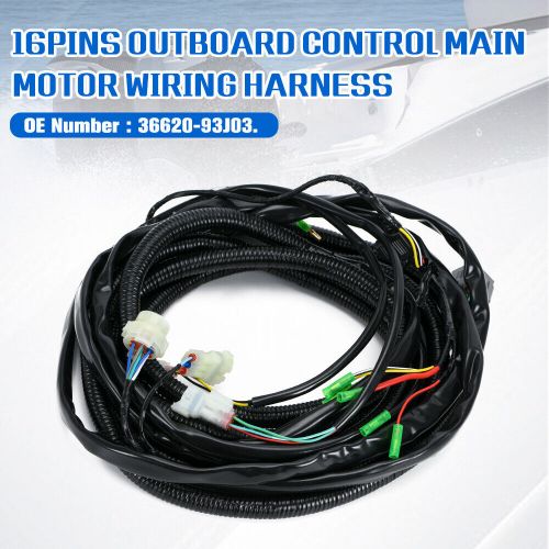 16pins outboard control main motor wiring harness for various suzuki 20ft 6.5m