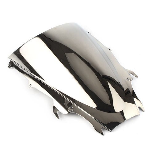 Motorcycle front windshield screen fit daytona 675 2009-2012 silver