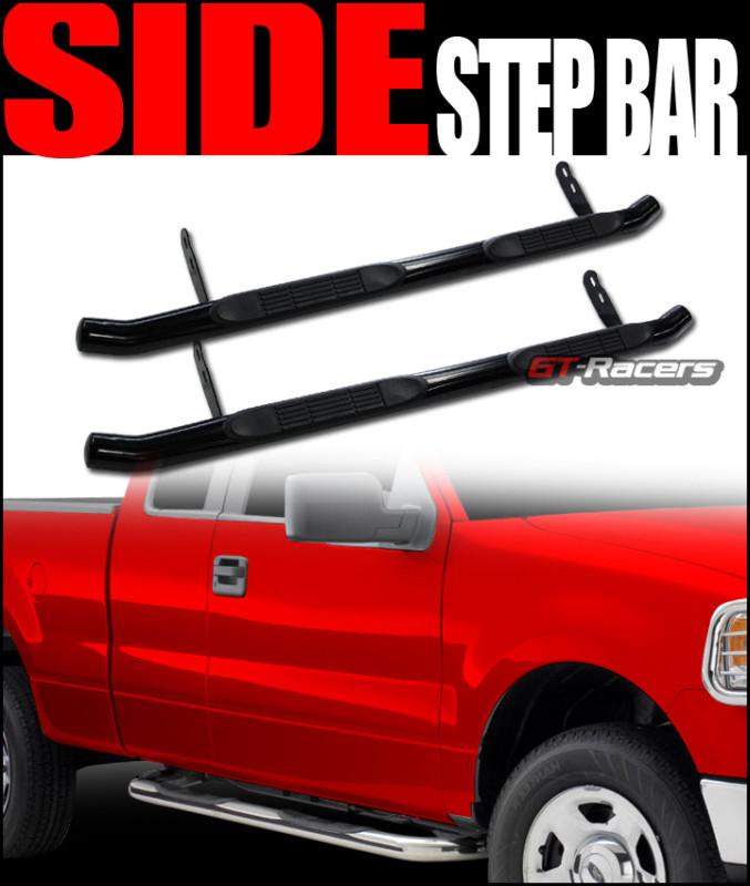 3" hd tube side step nerf bars rail running boards 2001-2007 toyota highlander b