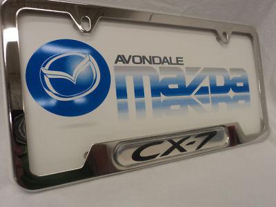 Mazda cx-7 2007-2011 new oem license plate frame