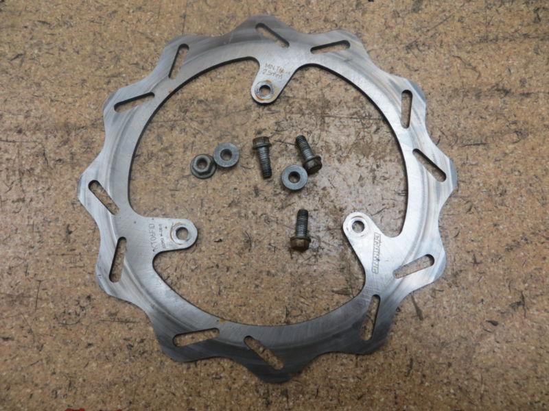 2005 05 ktm 65sx 65 sx braking front brake wave rotor